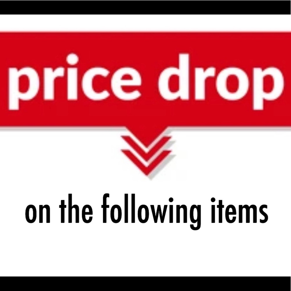 ⬇️Prices have dropped!!